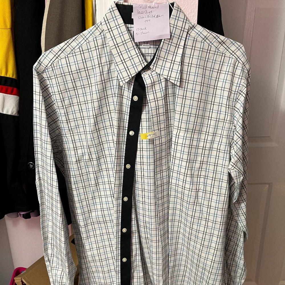 Paul Fredrick Men's Long Sleeve Dress Shirt